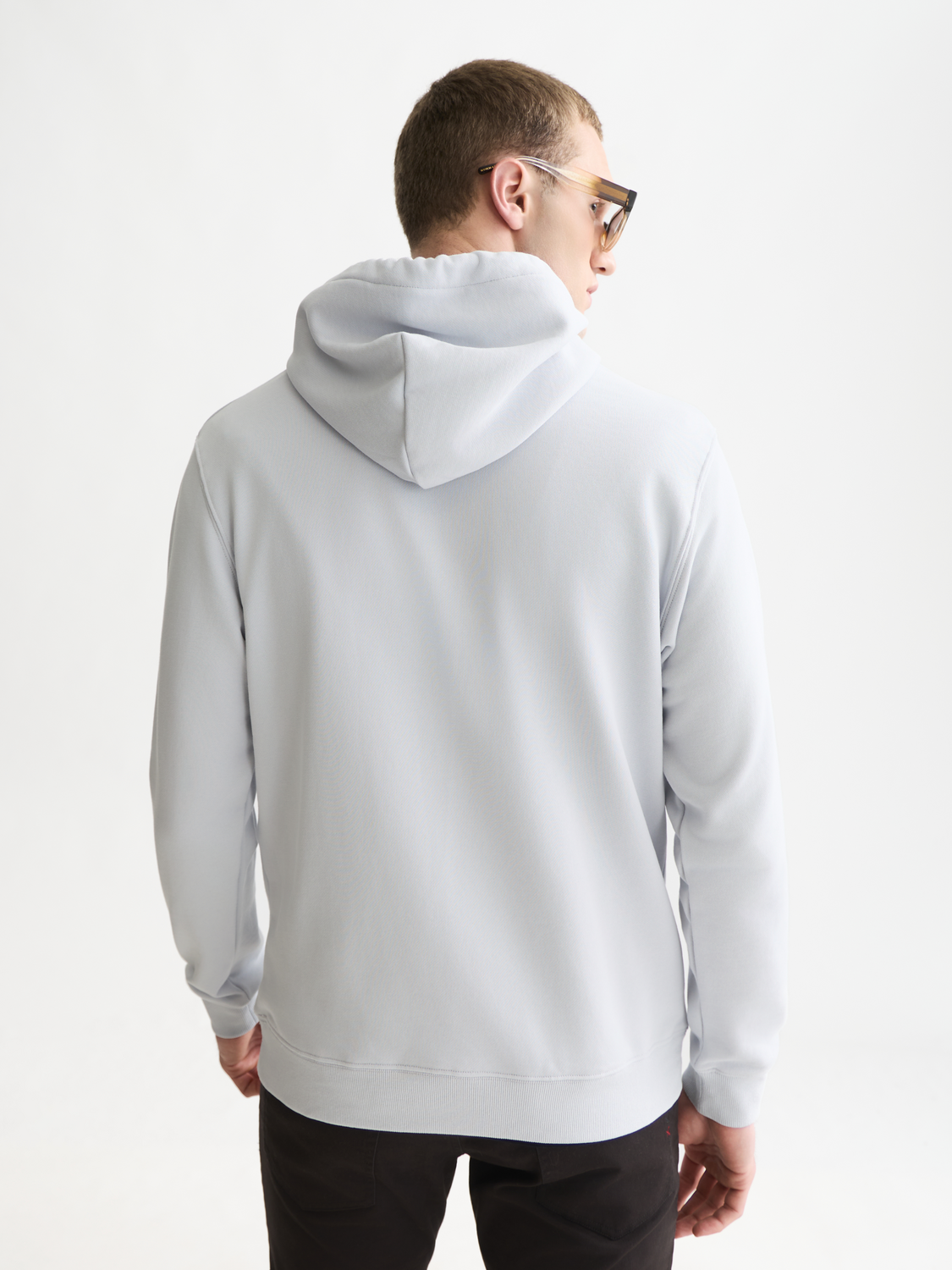 Sweat à capuche coupe droite avec logo