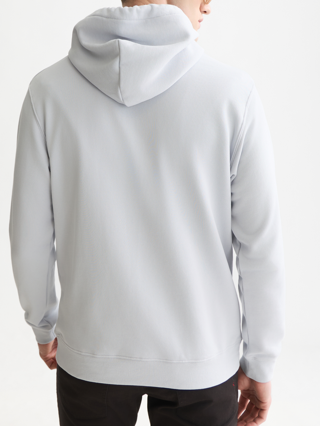 Sweat à capuche coupe droite avec logo