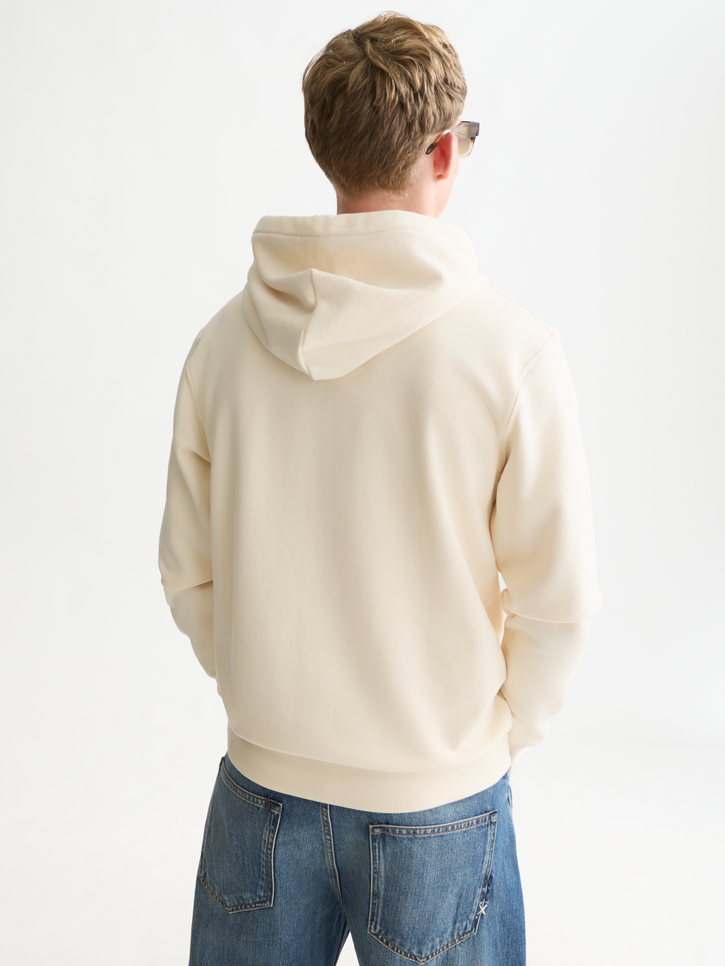 Logo Badge Regular-Fit Hoodie