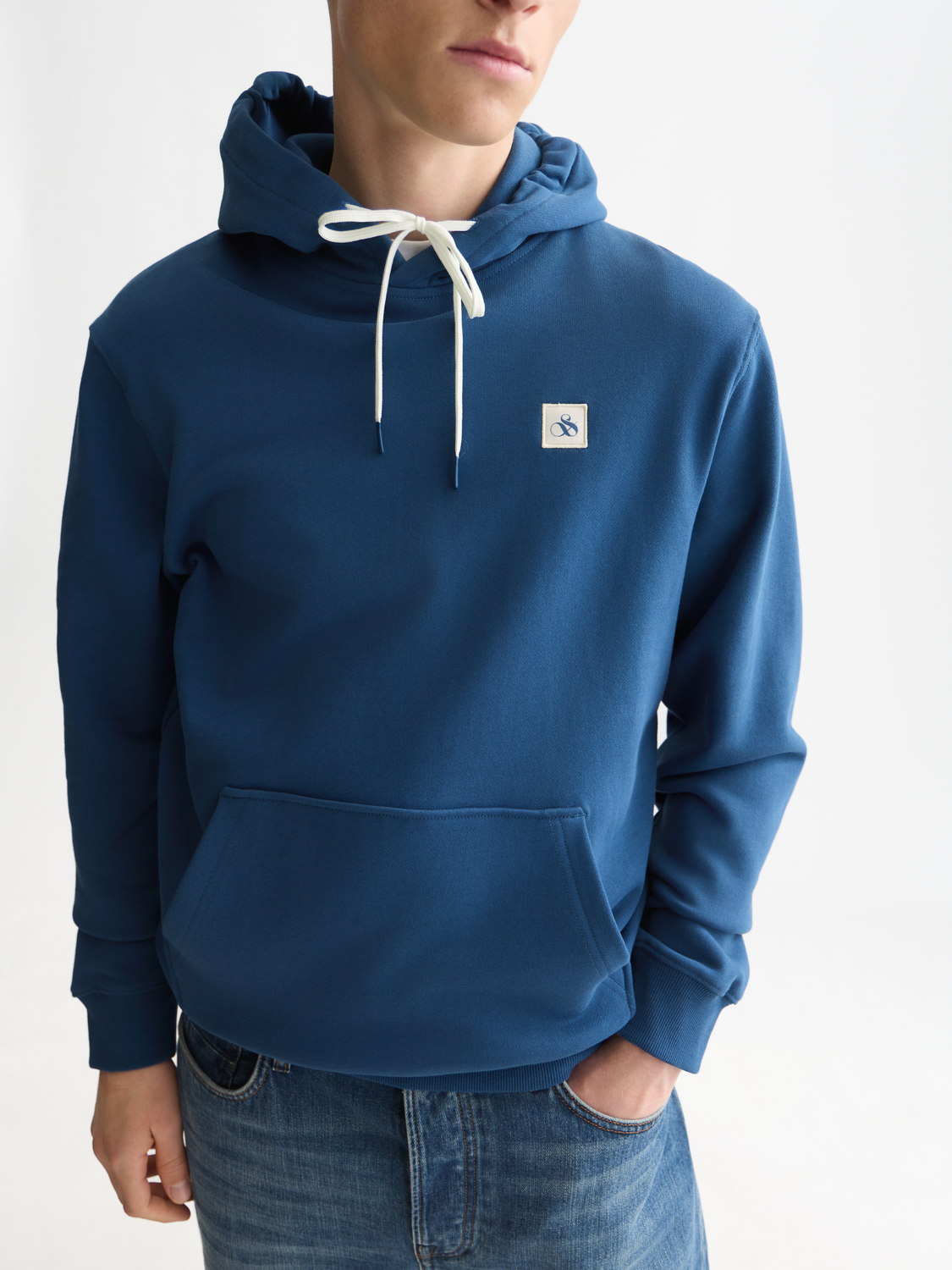 Logo Badge Regular-Fit Hoodie