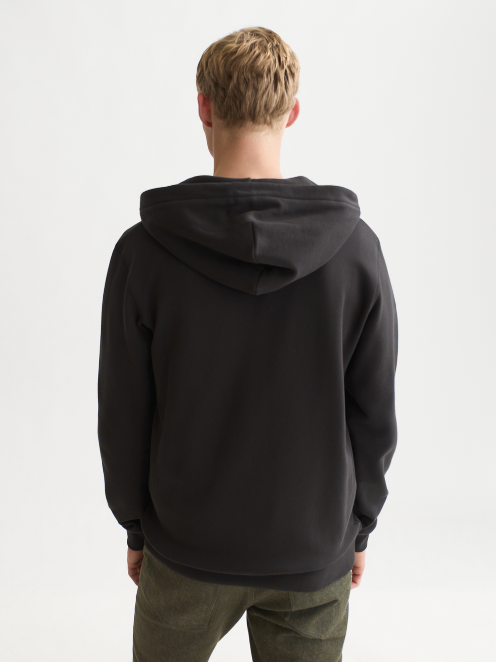 Logo Cotton Zip-Up Hoodie