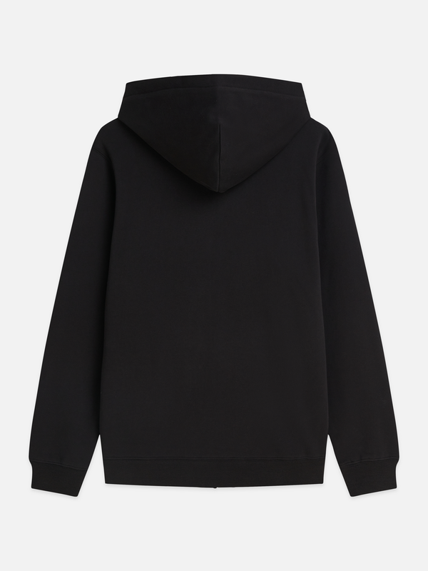 Logo Cotton Zip-Up Hoodie