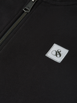 Logo Cotton Zip-Up Hoodie