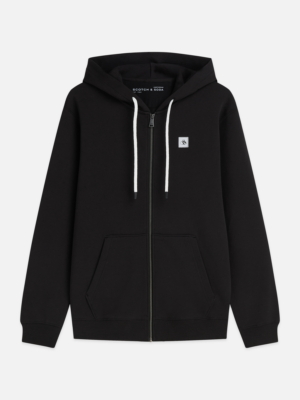 Logo Cotton Zip-Up Hoodie