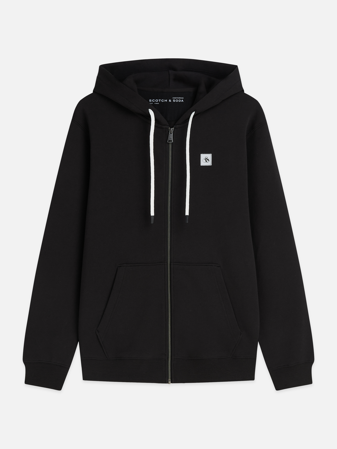Logo Cotton Zip-Up Hoodie