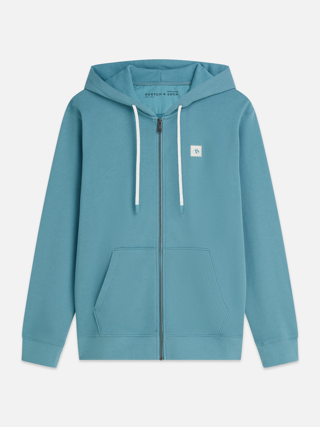 Logo Badge Regular-Fit Zip-Through Hoodie