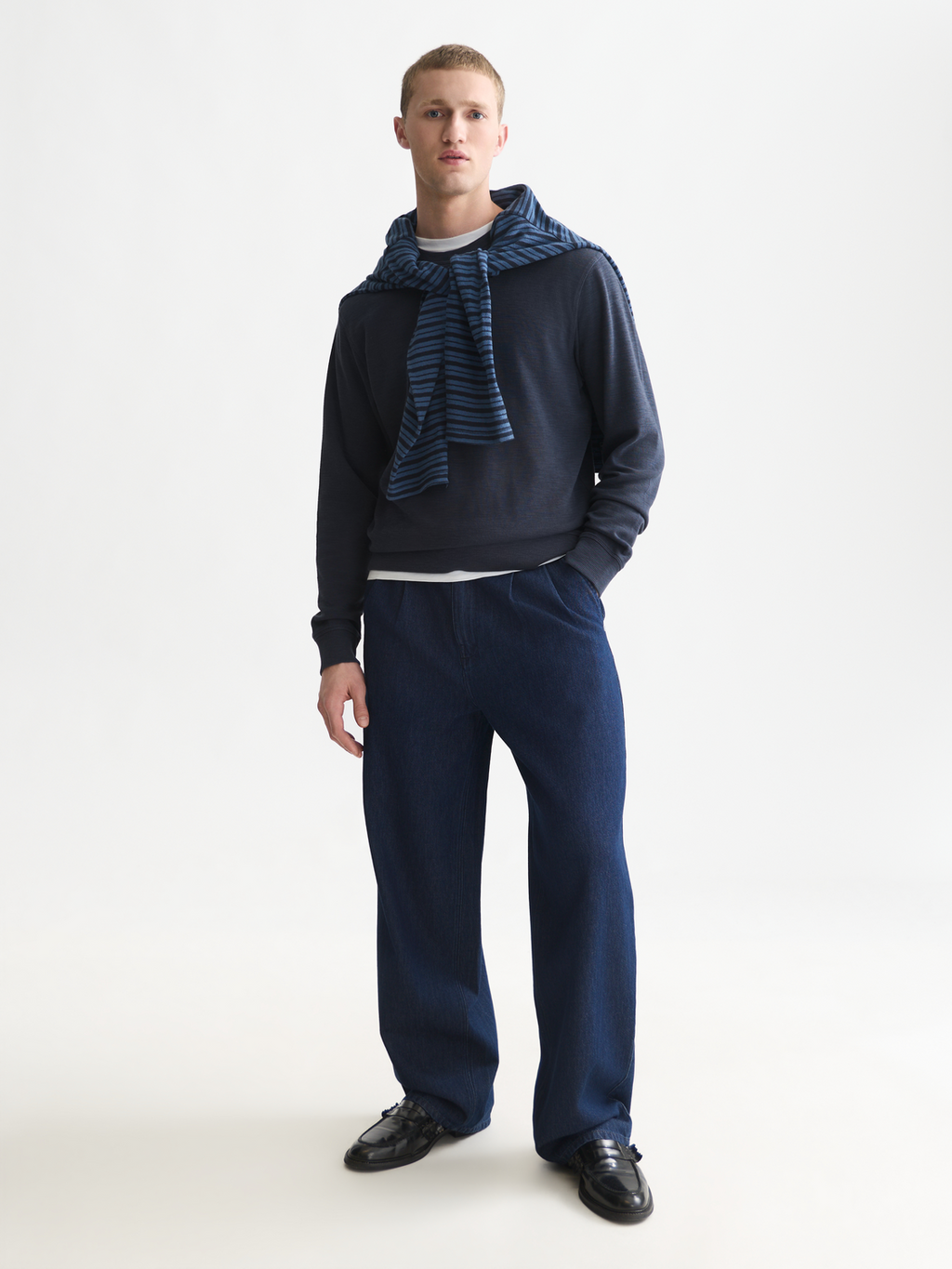 Garment-Dye Regular-Fit Sweatshirt