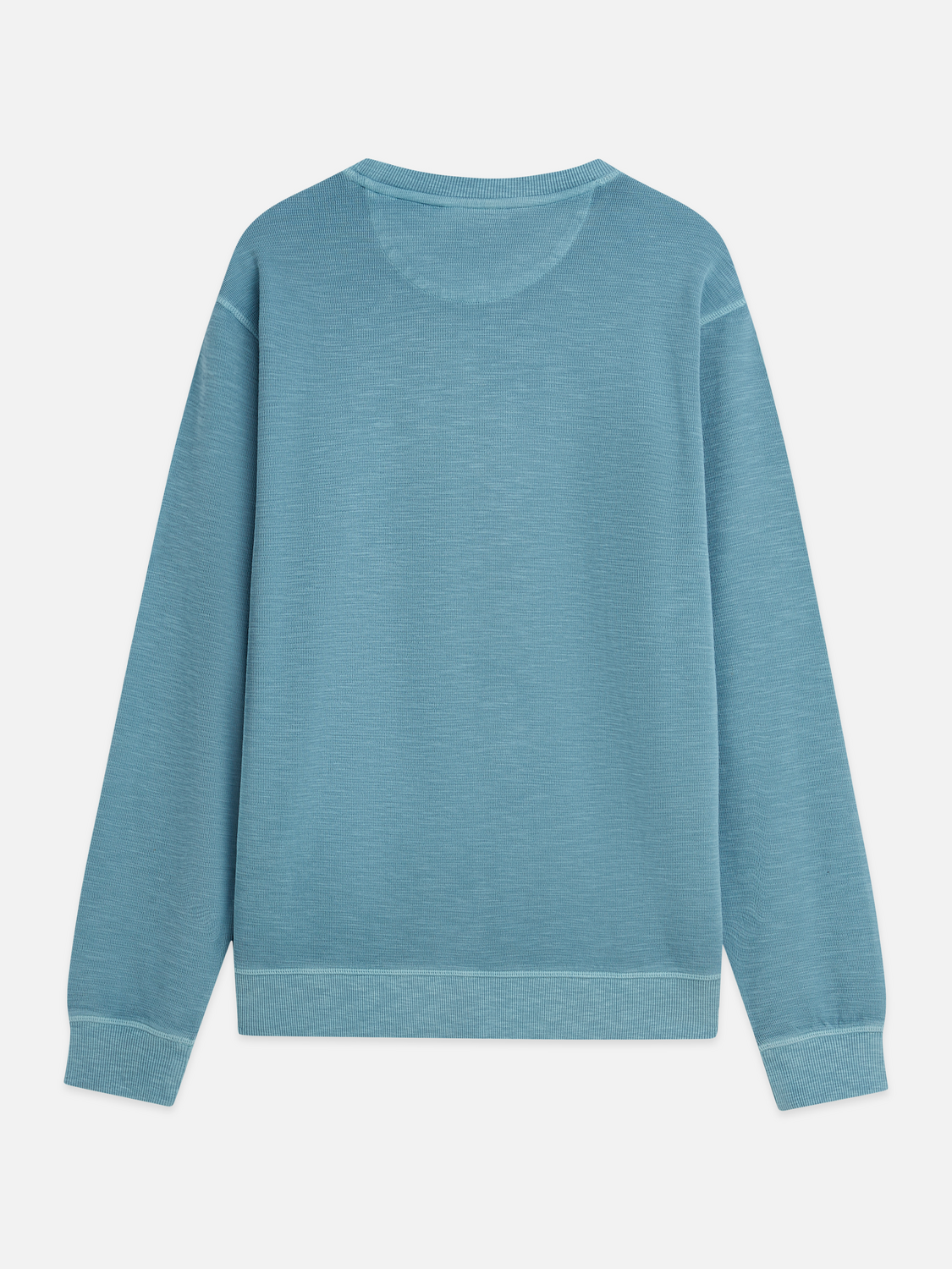 Sweat-shirt coupe droite teint en plongée