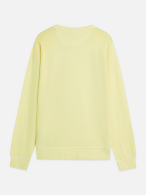 Sweat-shirt coupe droite teint en plongée