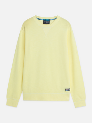Sweat-shirt coupe droite teint en plongée