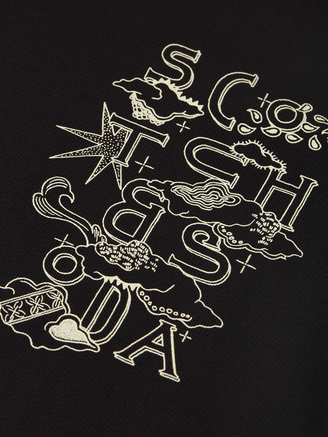 Left Chest Artwork Regular-Fit Sweatshirt