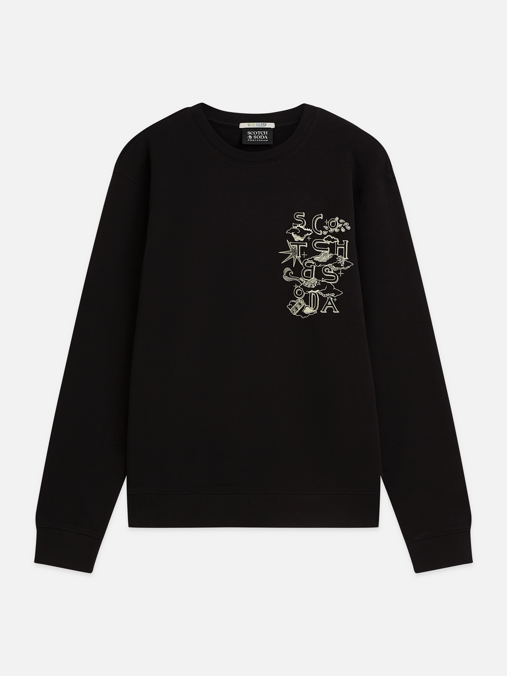 Left Chest Artwork Regular-Fit Sweatshirt