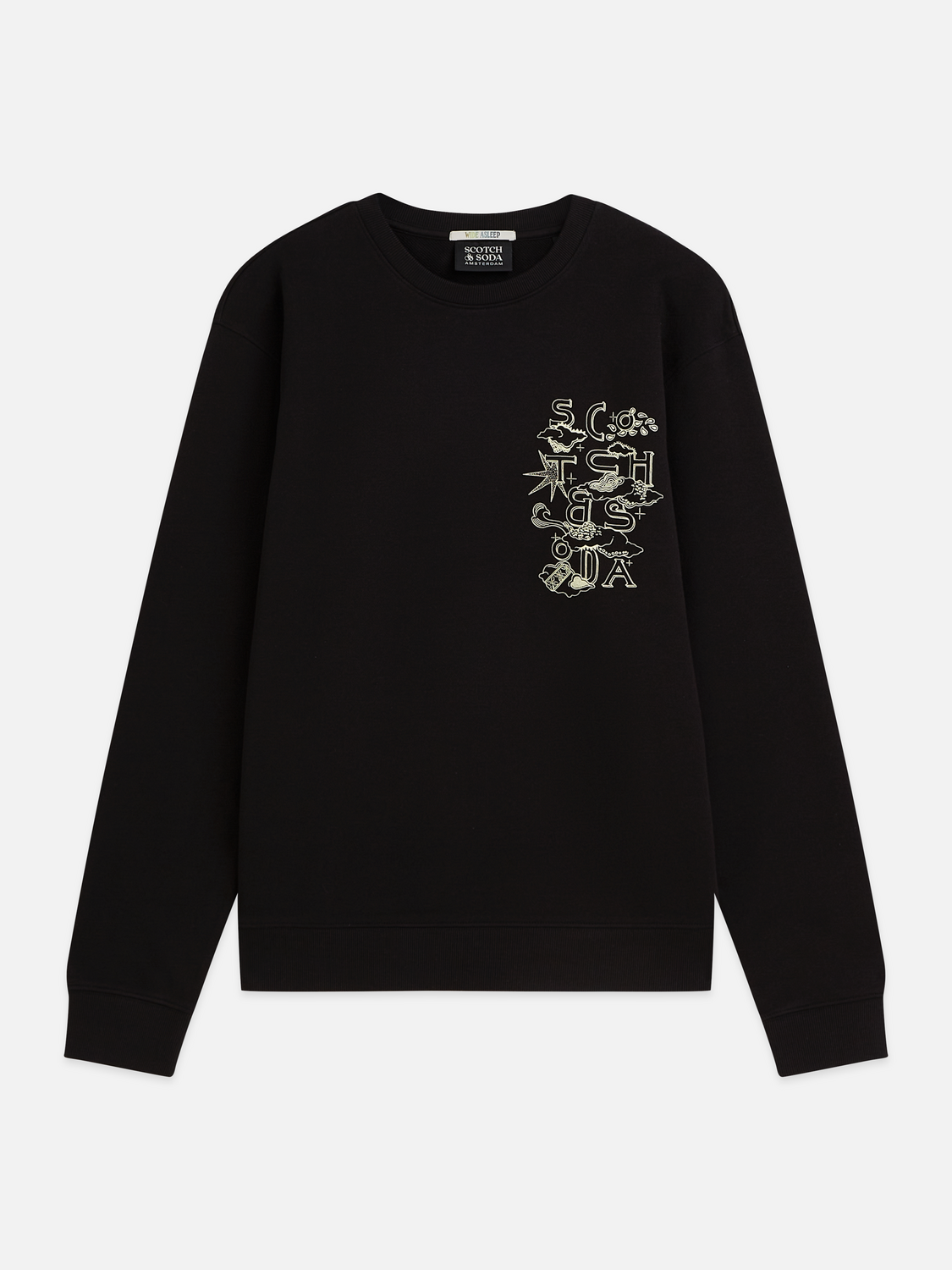 Left Chest Artwork Regular-Fit Sweatshirt