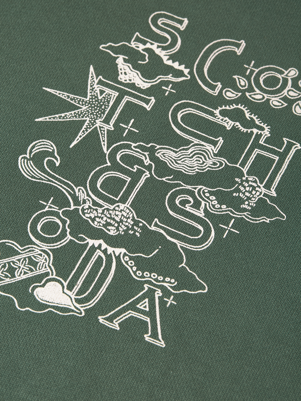 Left Chest Artwork Regular-Fit Sweatshirt