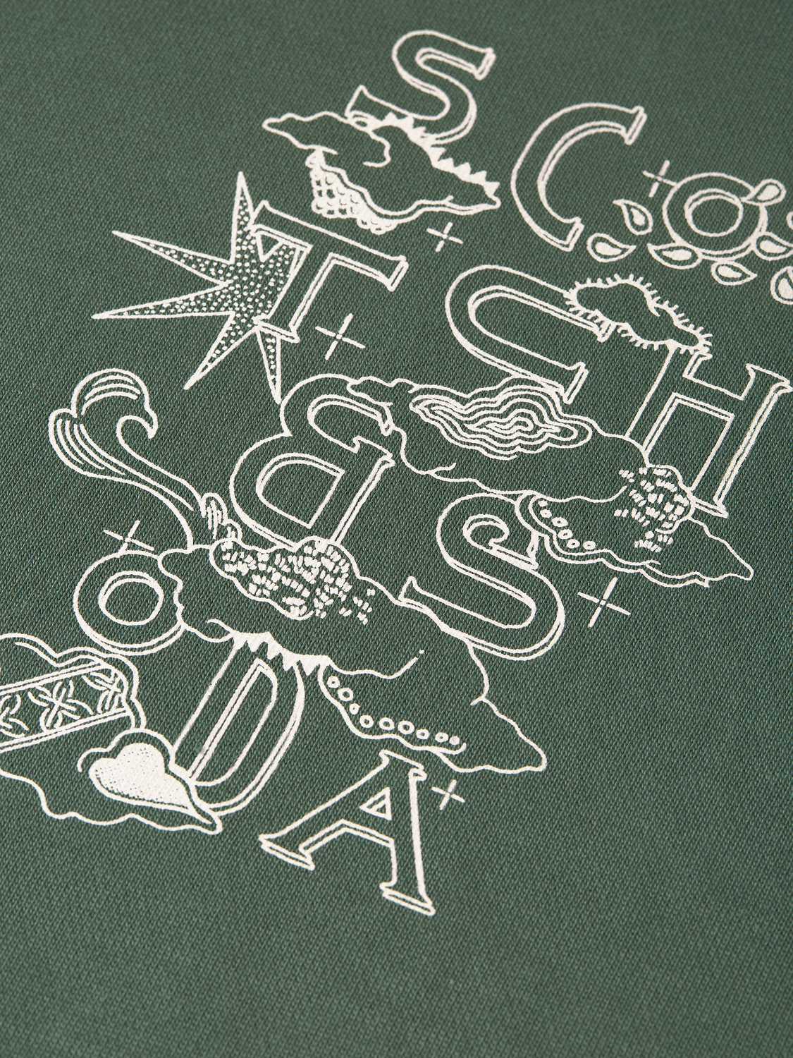 Left Chest Artwork Regular-Fit Sweatshirt