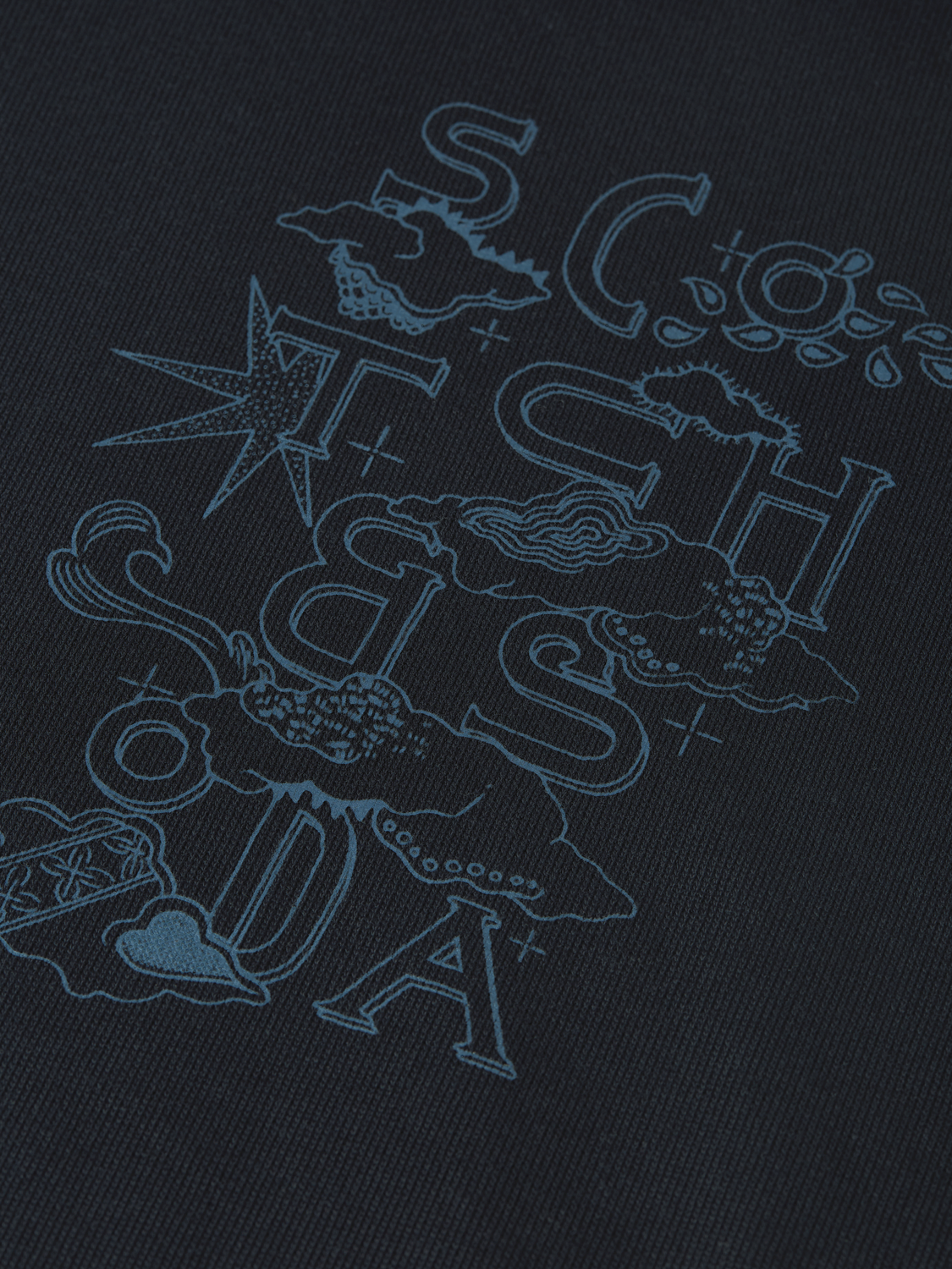 Left Chest Artwork Regular-Fit Sweatshirt