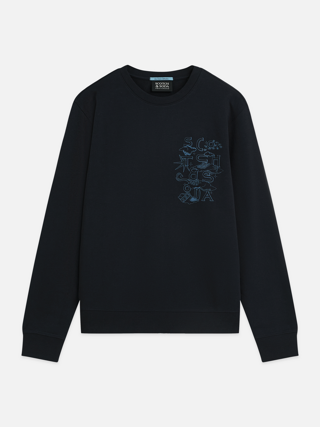 Left Chest Artwork Regular-Fit Sweatshirt