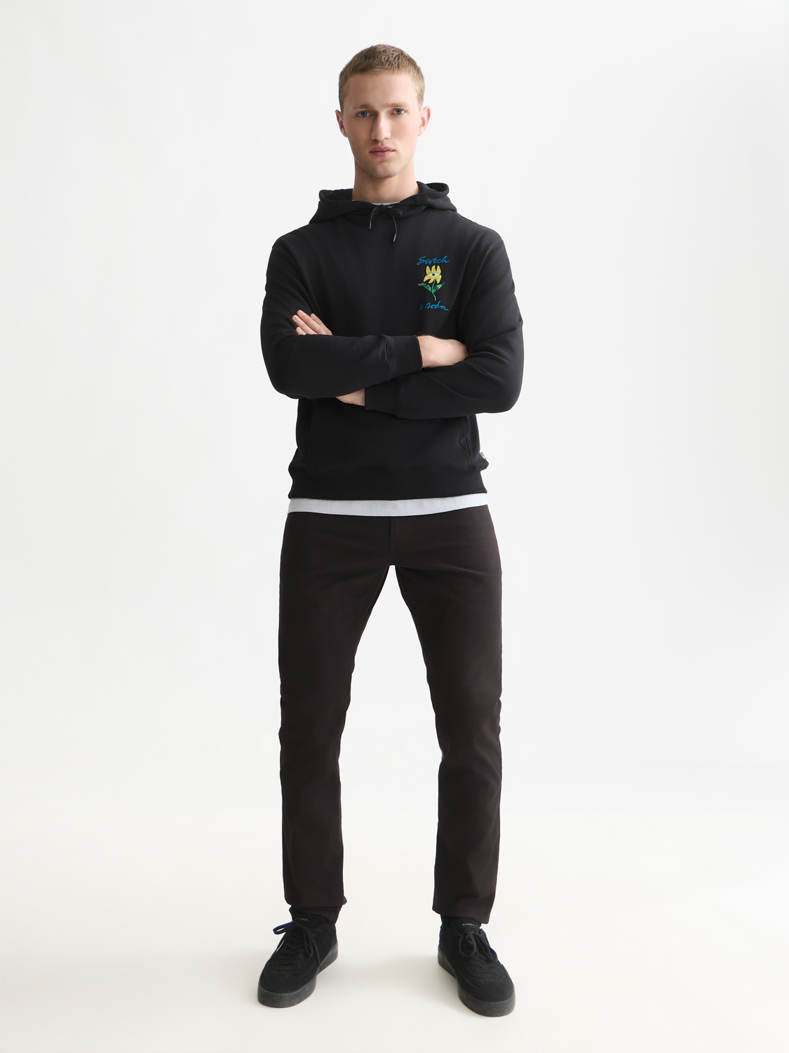 Front And Back Artwork Regular-Fit Hoodie