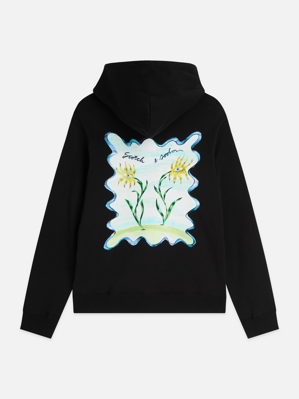 Front And Back Artwork Regular-Fit Hoodie