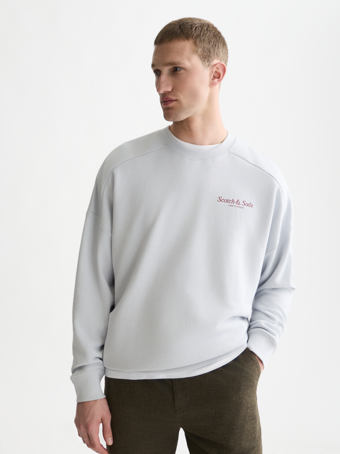 Front And Back Artwork Relaxed-Fit Sweatshirt