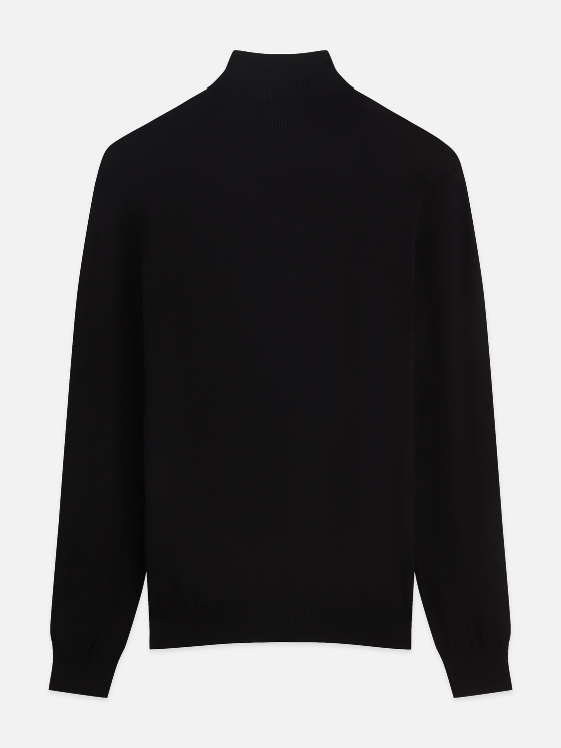Embroidered Logo Turtleneck Knit Pullover