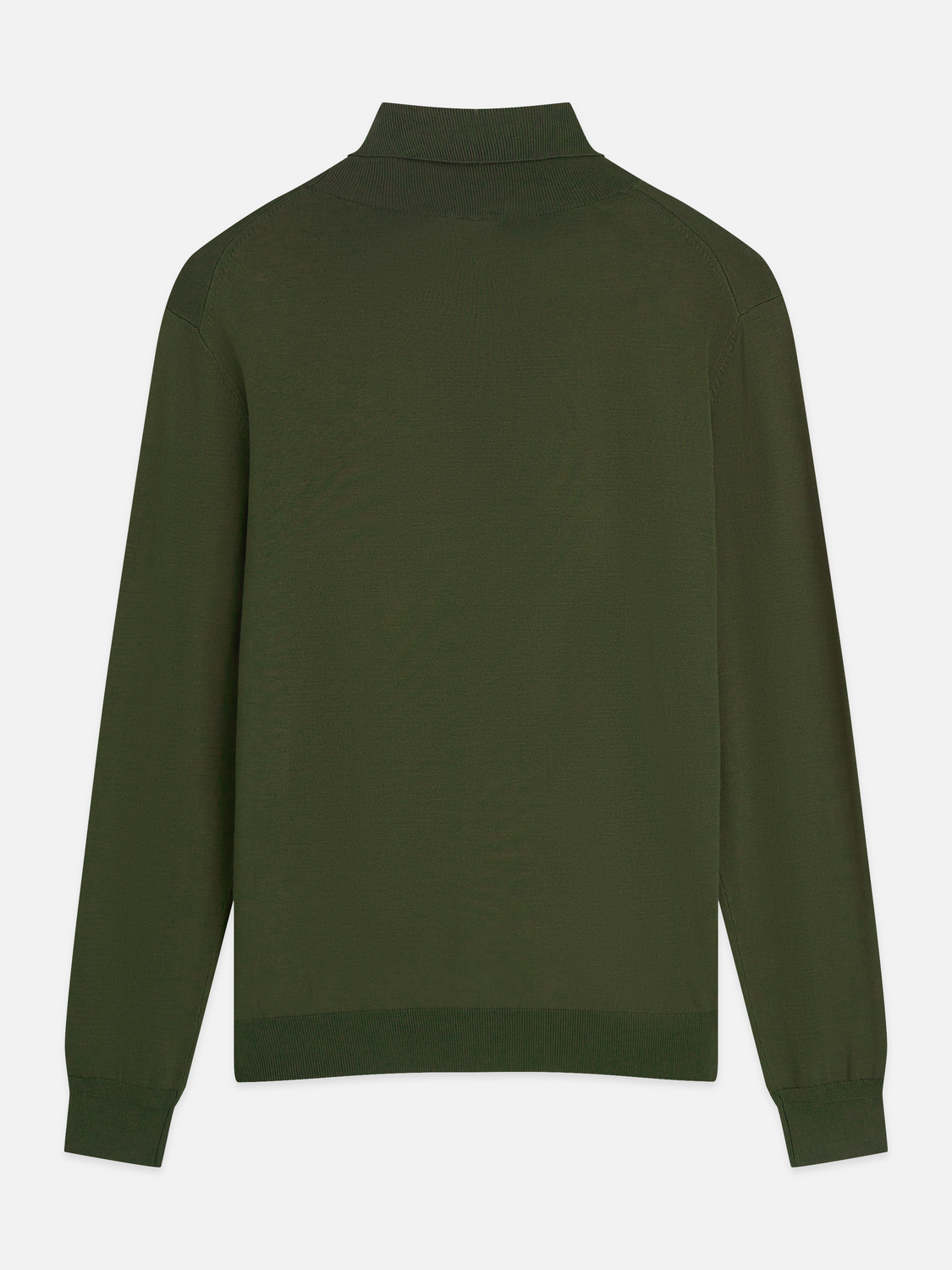 Embroidered Logo Turtleneck Knit Pullover