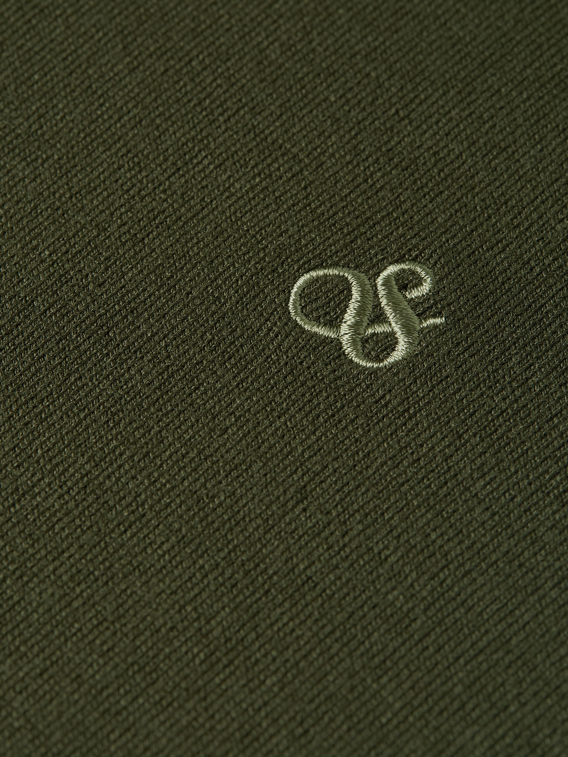 Embroidered Logo Turtleneck Knit Pullover