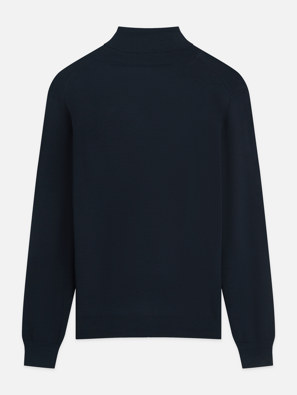 Embroidered Logo Turtleneck Knit Pullover