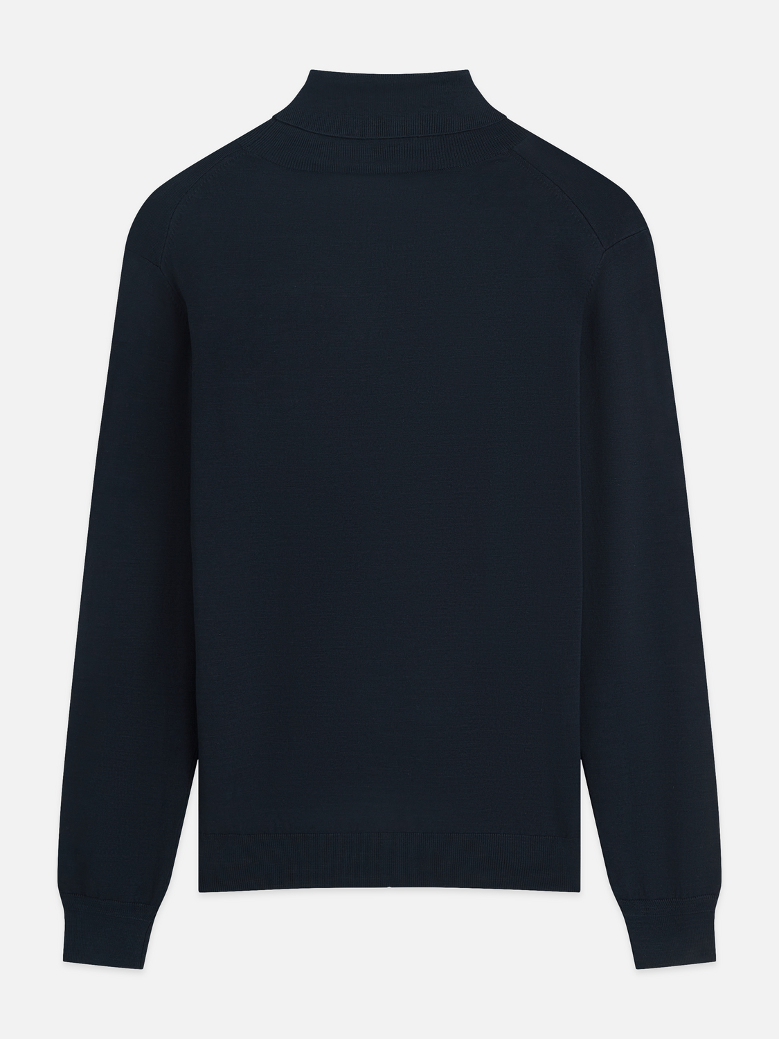 Embroidered Logo Turtleneck Knit Pullover