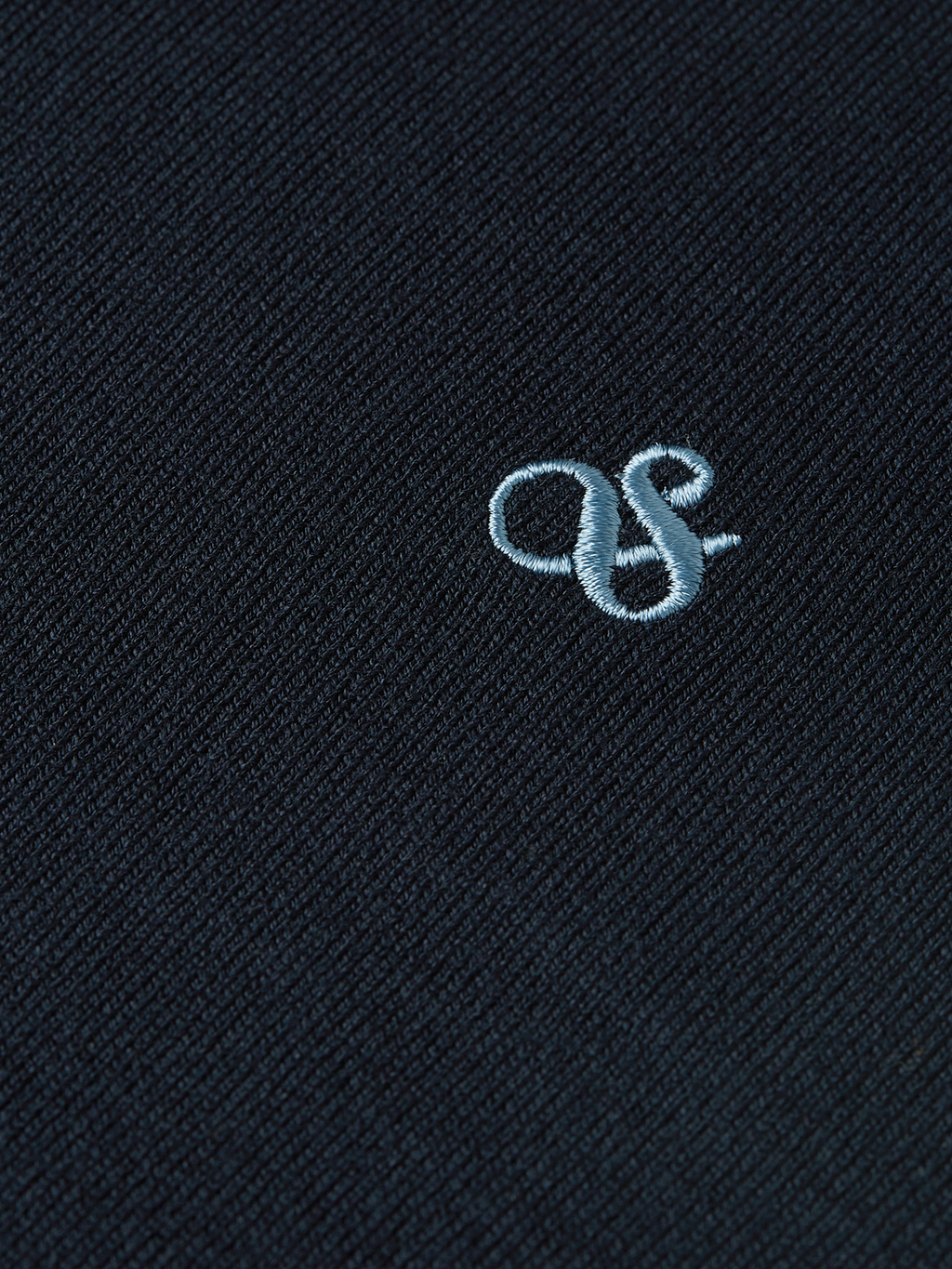 Embroidered Logo Turtleneck Knit Pullover