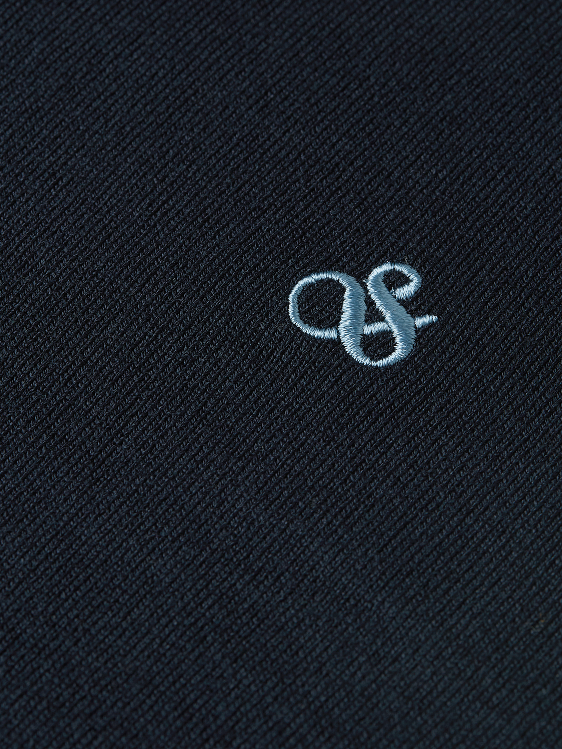 Embroidered Logo Turtleneck Knit Pullover