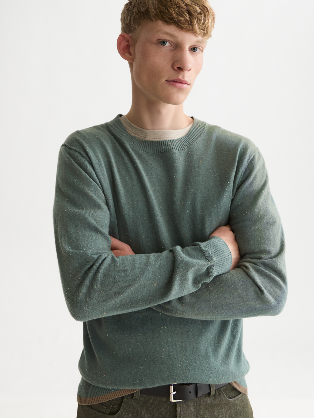 Neps Wool-Blend Regular-Fit Pullover