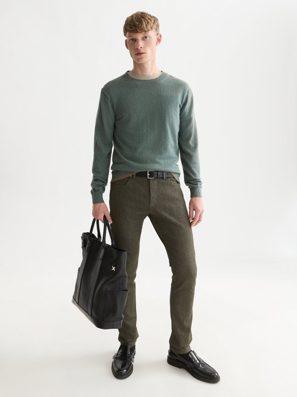 Neps Wool-Blend Regular-Fit Pullover
