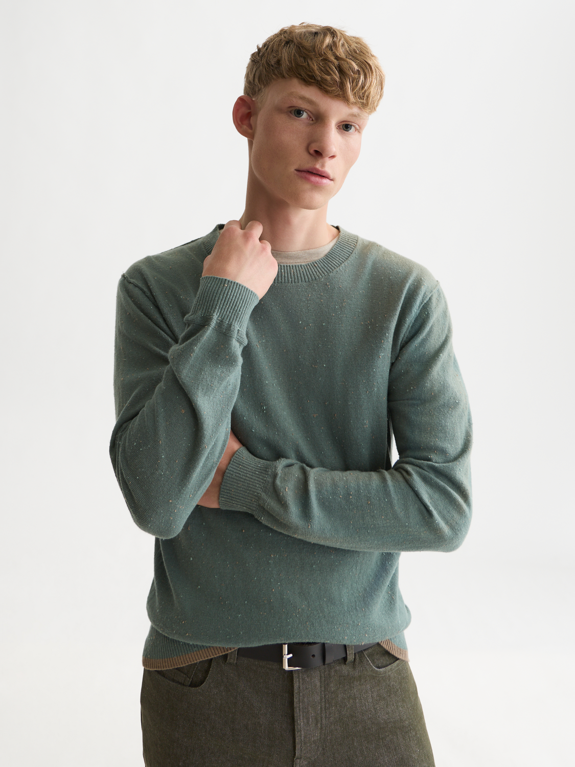 Neps Wool-Blend Regular-Fit Pullover