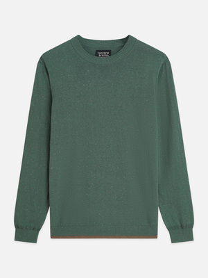 Speckled Wool-Blend Pullover