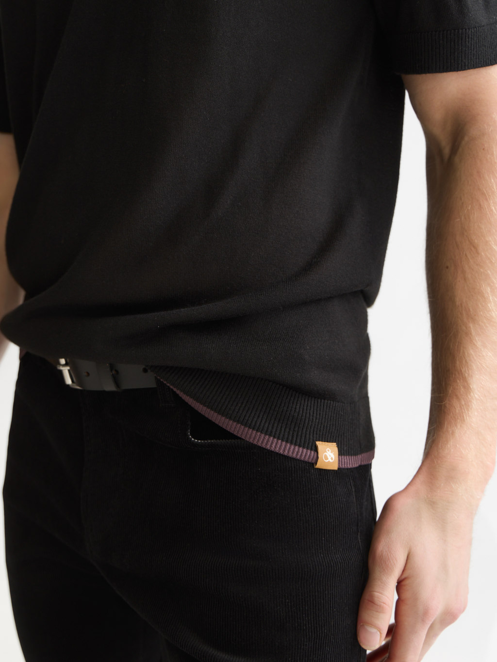 Knitted Wool-Blend Relaxed T-Shirt