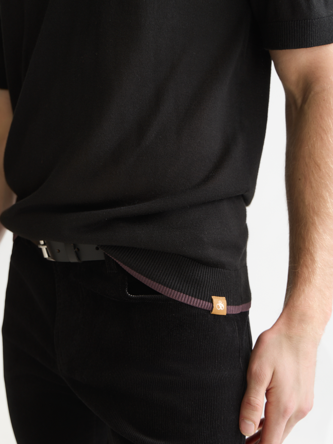Knitted Wool-Blend Relaxed T-Shirt