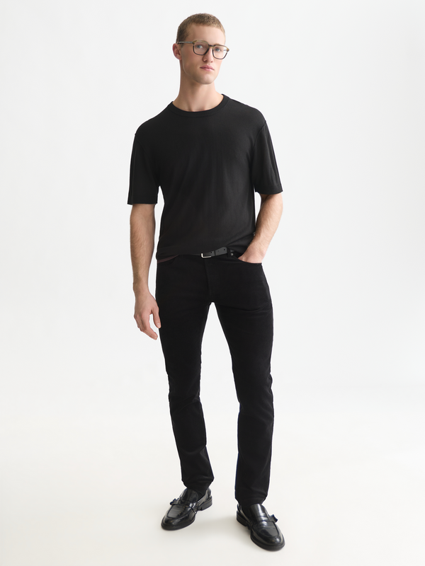 Knitted Wool-Blend Relaxed T-Shirt