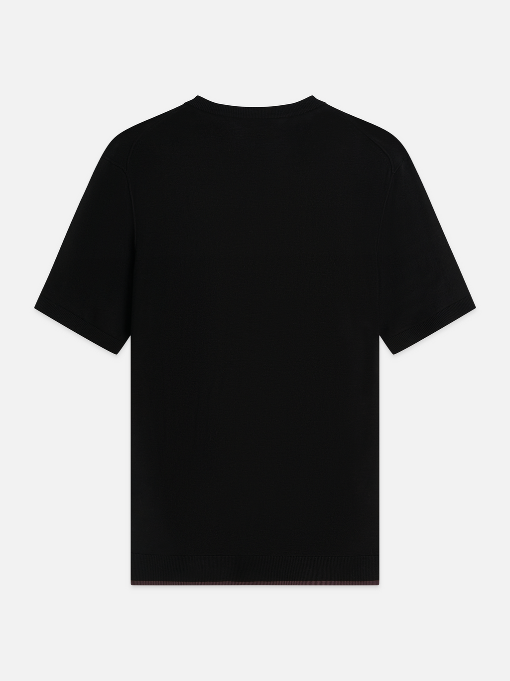 Knitted Wool-Blend Relaxed T-Shirt