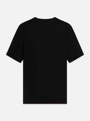 Knitted Wool-Blend Relaxed T-Shirt