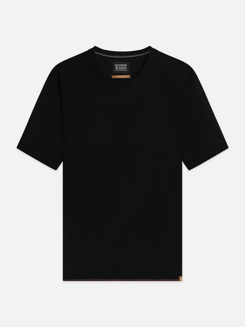 Knitted Wool-Blend Relaxed T-Shirt