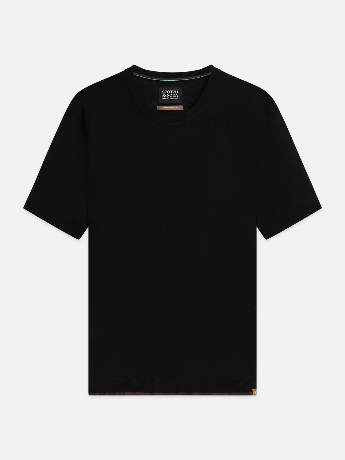 Knitted Wool-Blend Relaxed T-Shirt