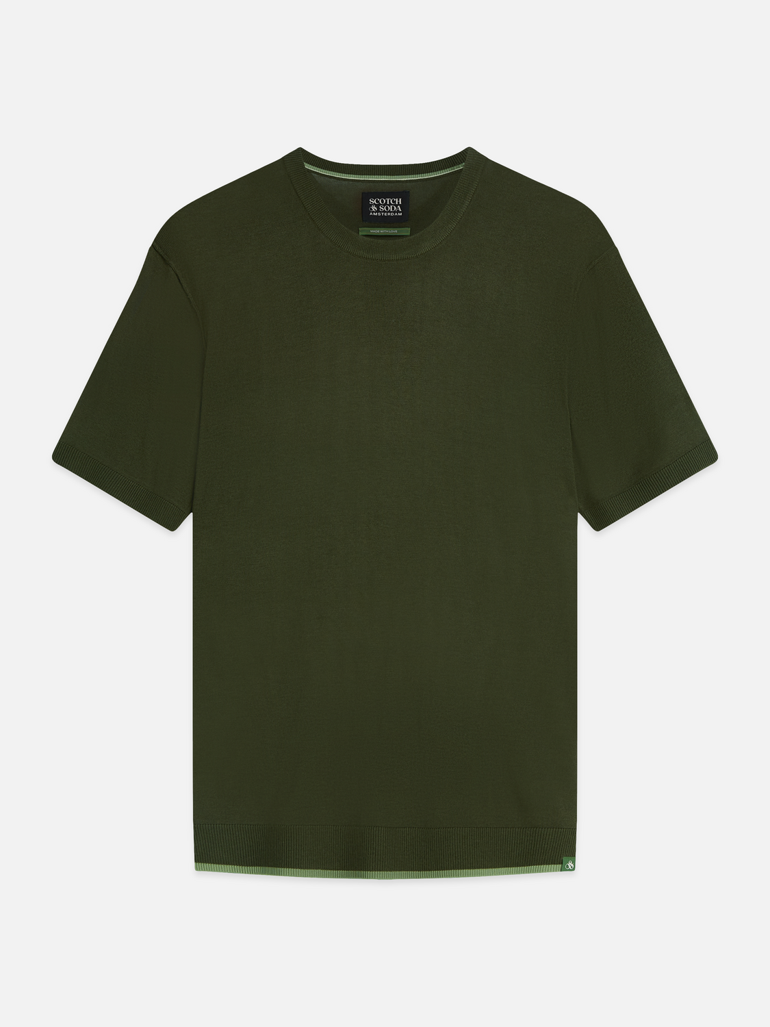 Knitted Wool-Blend Relaxed-Fit T-Shirt