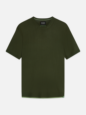 Knitted Wool-Blend Relaxed-Fit T-Shirt