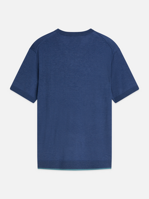 Knitted Wool-Blend Relaxed-Fit T-Shirt