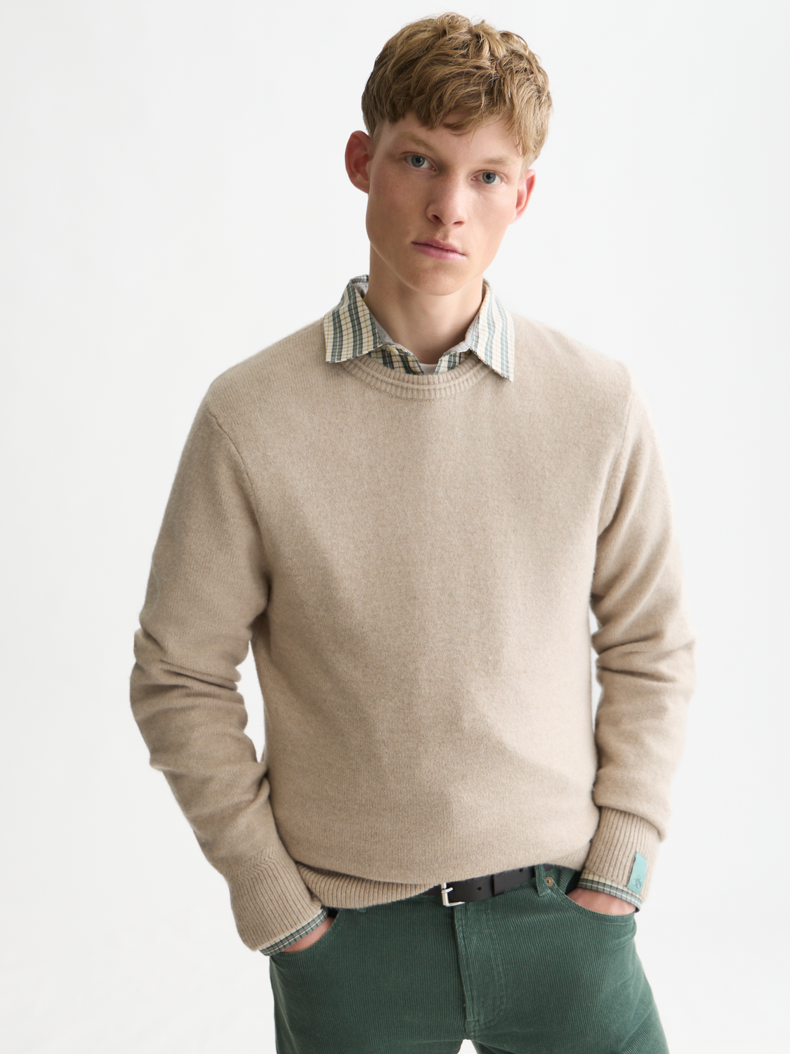 Soft Knit Wool-Blend Pullover