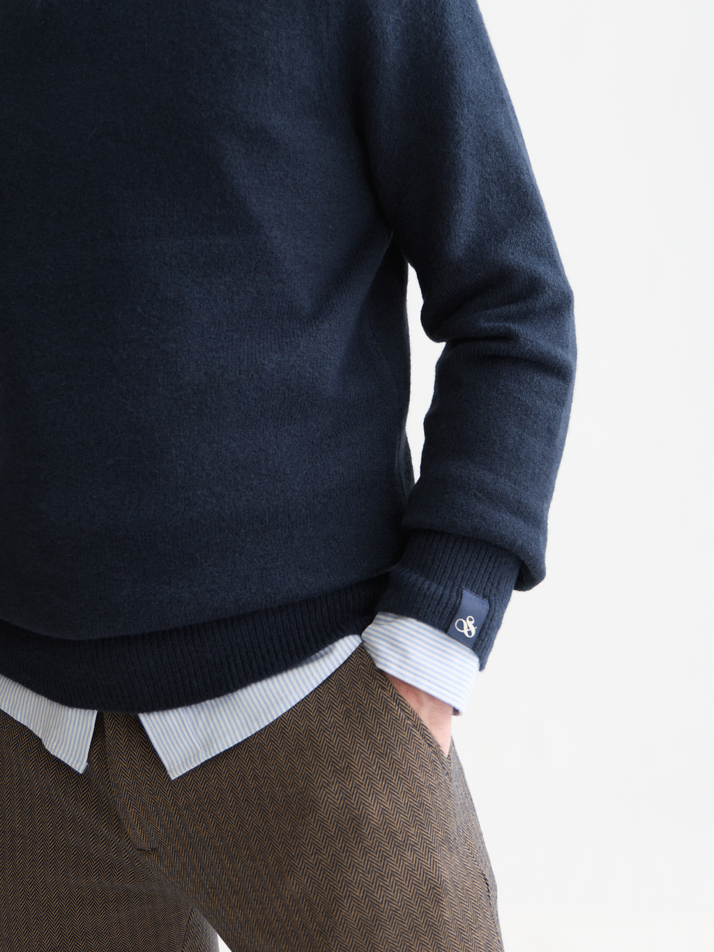 Soft Knit Wool-Blend Pullover