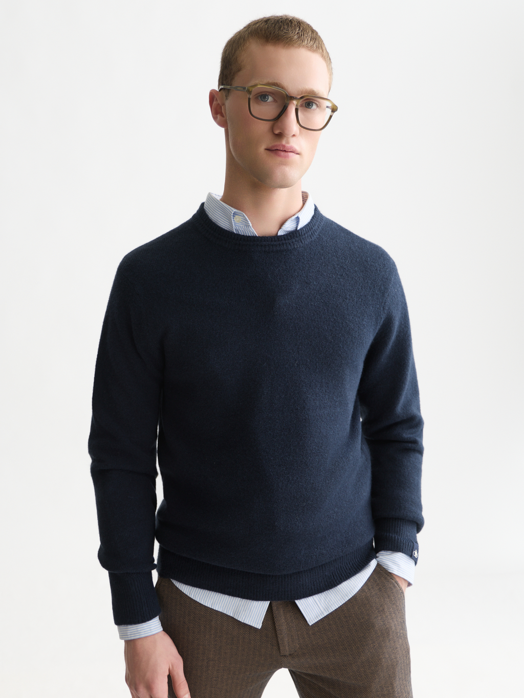 Soft Knit Wool-Blend Pullover