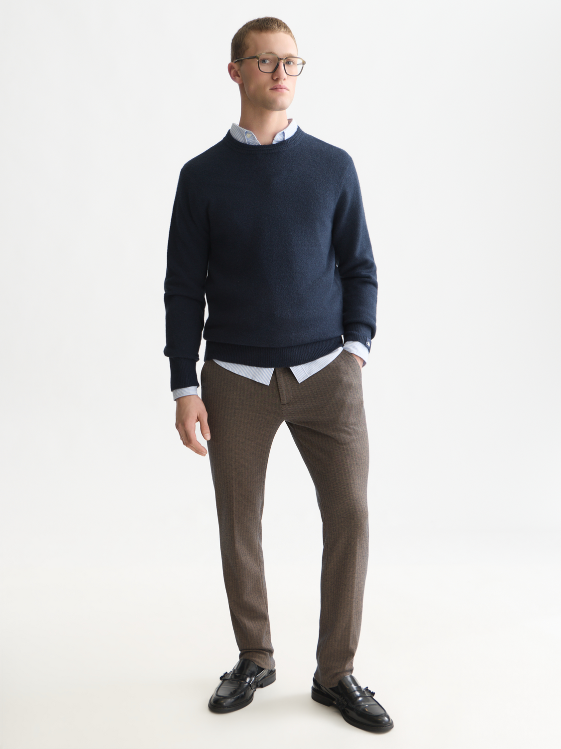 Soft Knit Wool-Blend Pullover