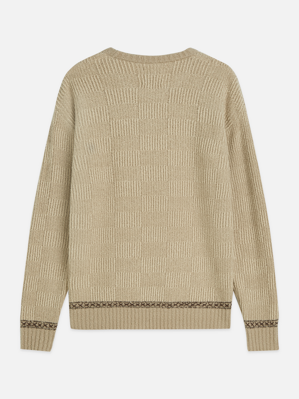 Chenille Structured Extra Dropped Shoulder Pullover